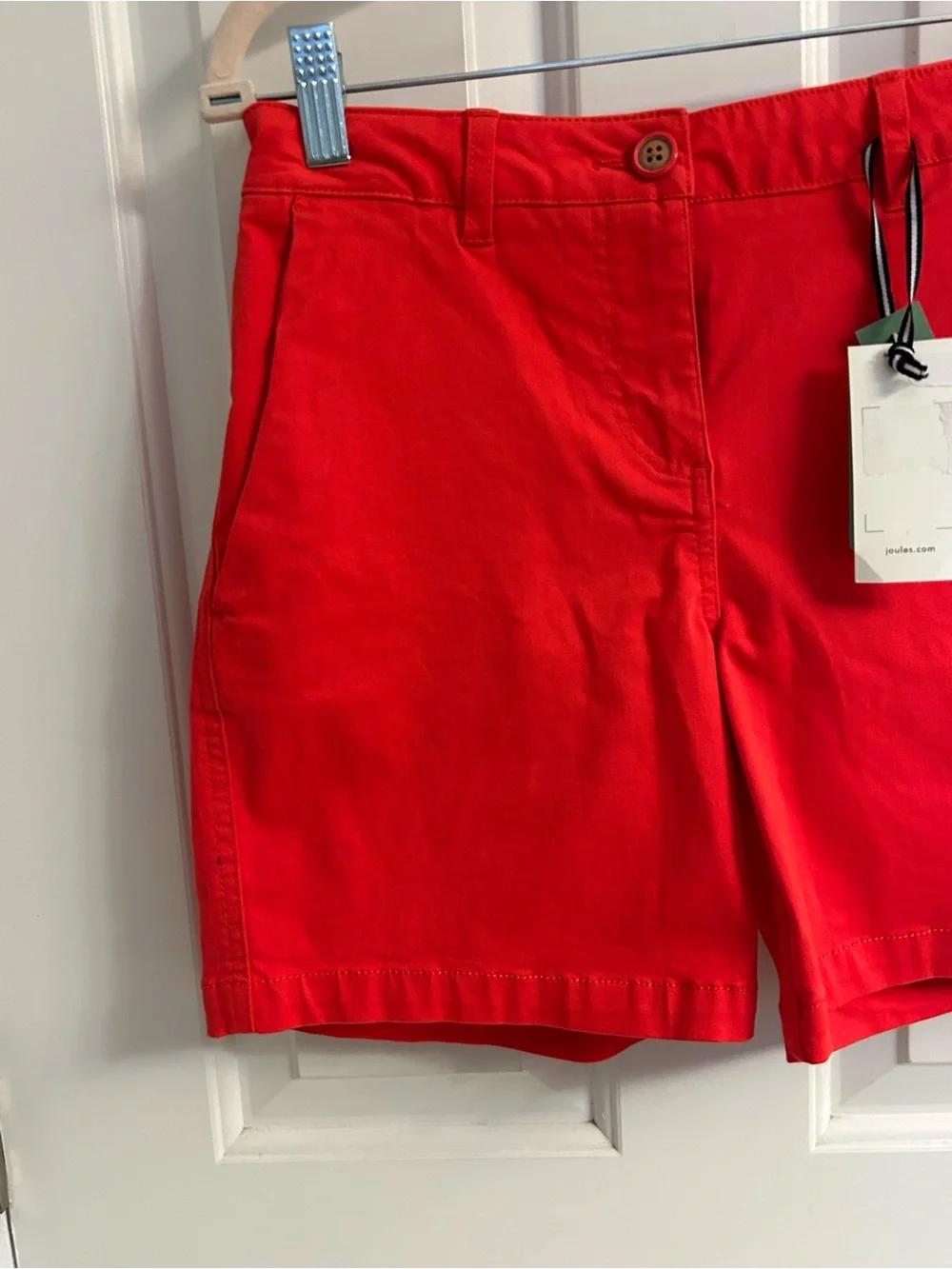 NWT-Joules Vibrant Red Chino Shorts